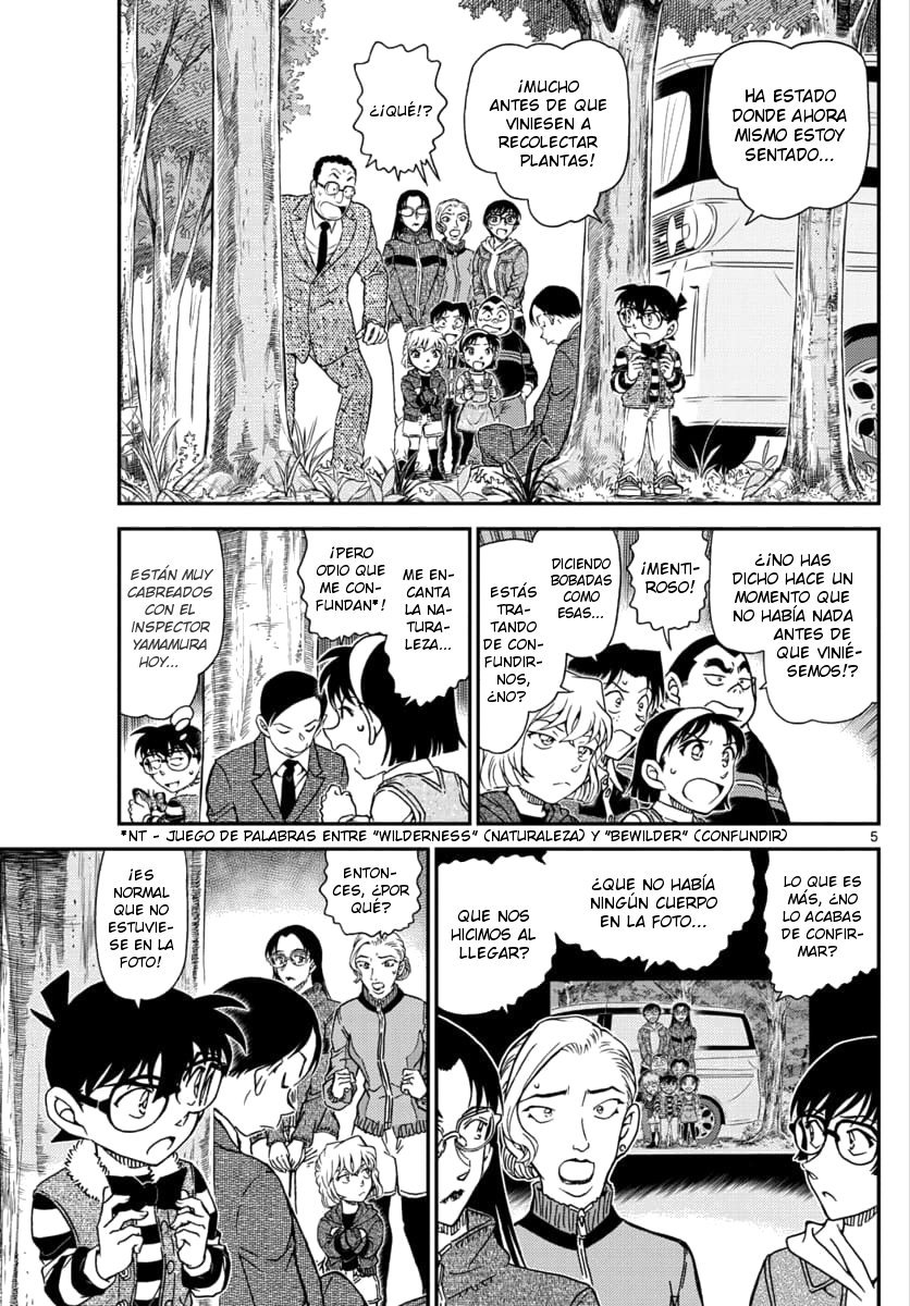 Detective Conan Capitulo 1034: Ya que eres un poco torpe página 5
