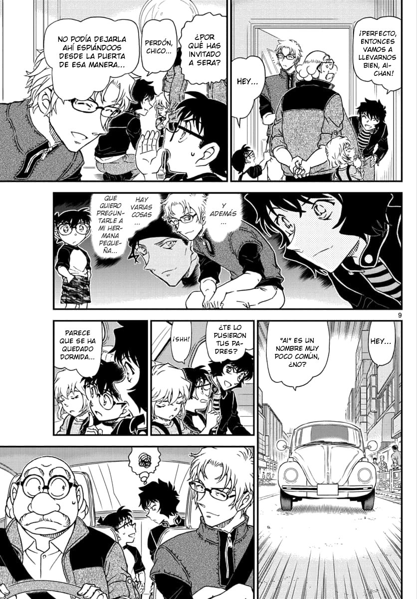 Detective Conan Capitulo 1035: La bandeja de barniz negro tallada página 10