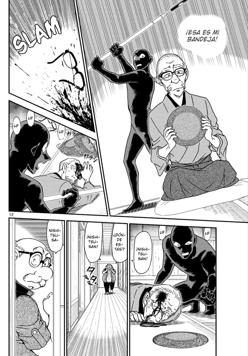 Detective Conan Capitulo 1035: La bandeja de barniz negro tallada página 13