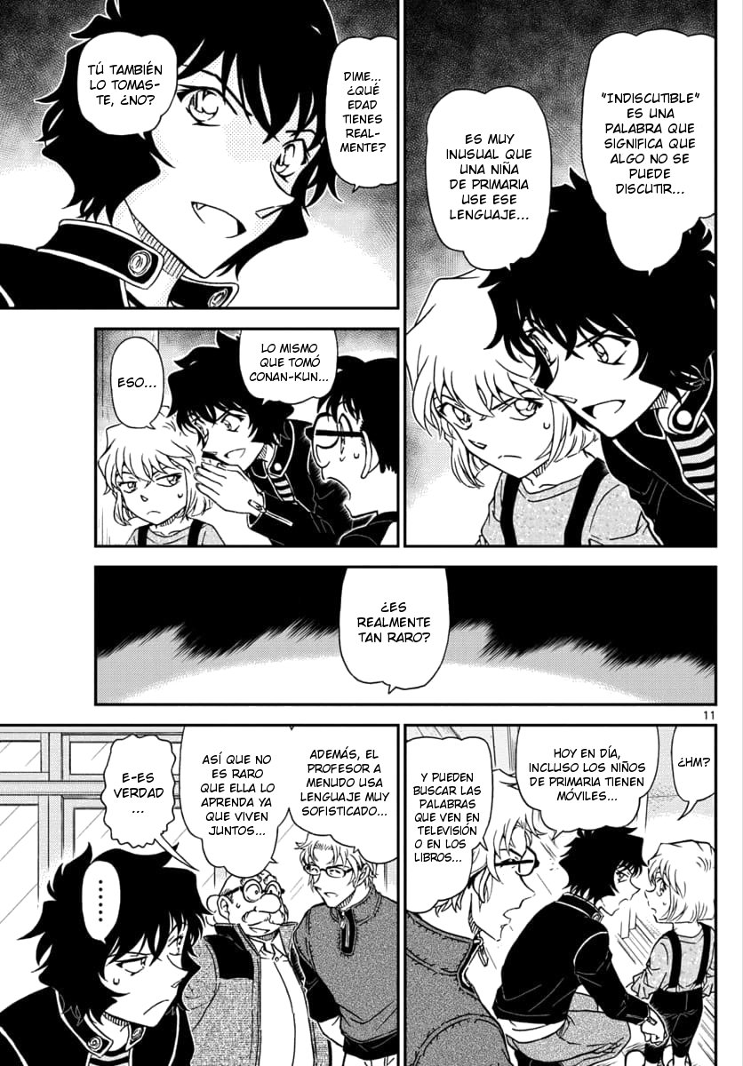 Detective Conan Capitulo 1036: Una niña que parece un adulto página 11