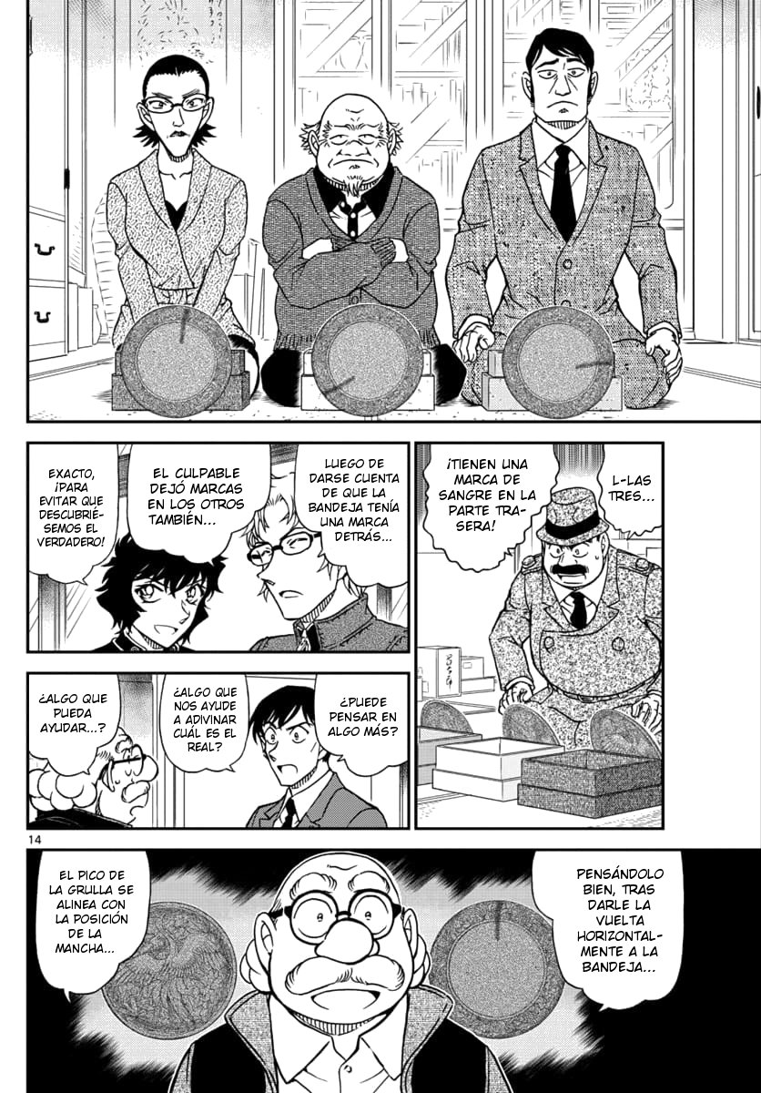 Detective Conan Capitulo 1036: Una niña que parece un adulto página 14