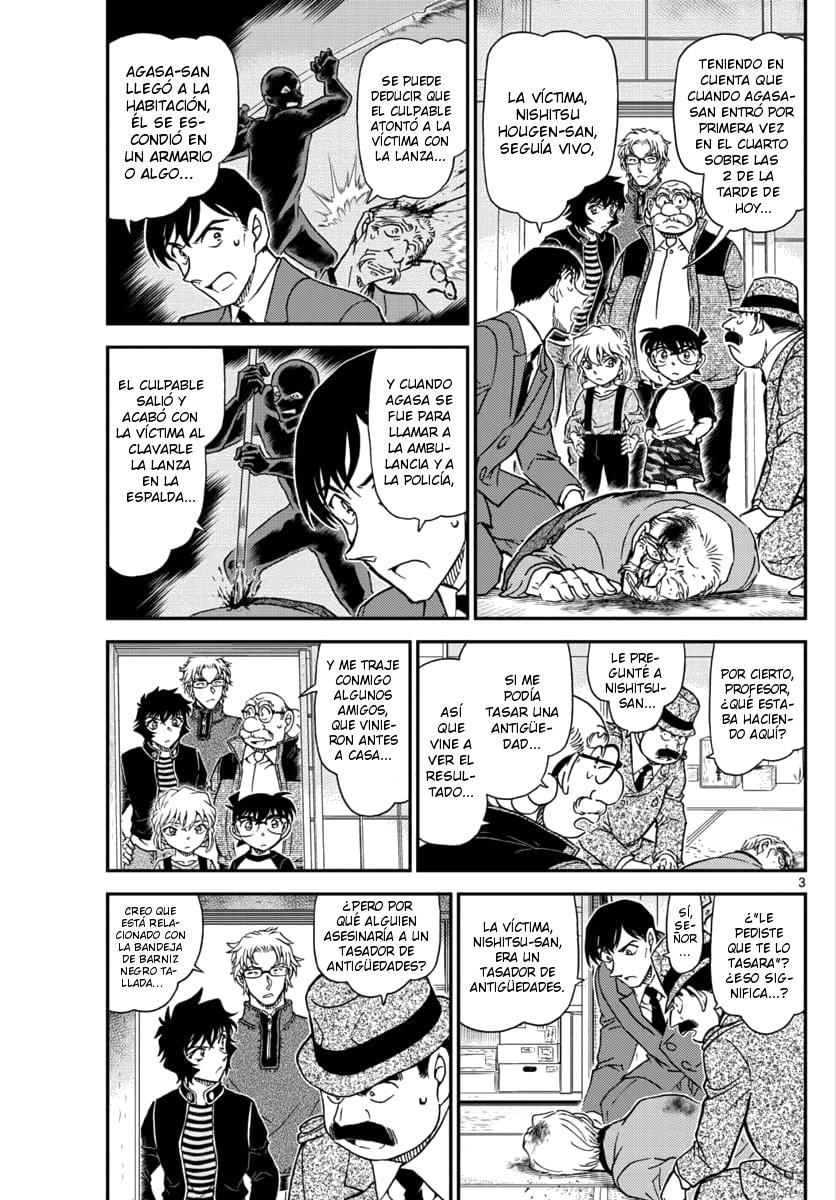 Detective Conan Capitulo 1036: Una niña que parece un adulto página 3