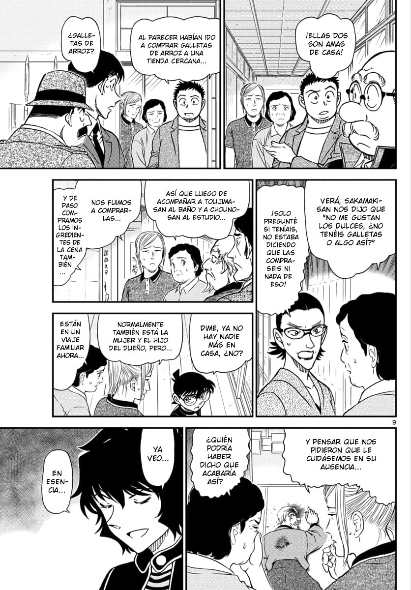 Detective Conan Capitulo 1036: Una niña que parece un adulto página 9