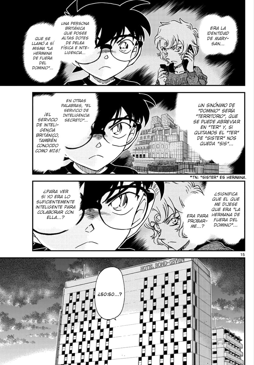 Detective Conan Capitulo 1038: Sal, no te escondas página 16