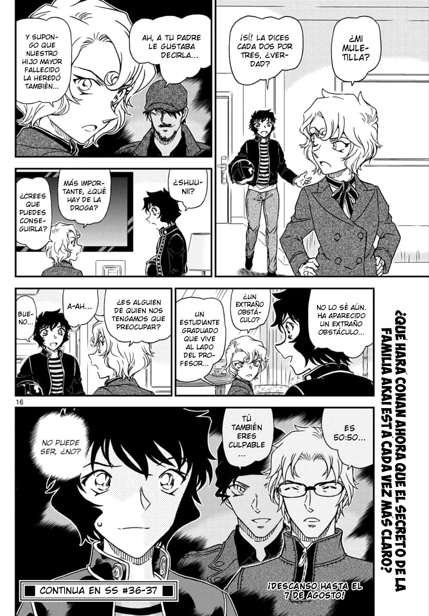 Detective Conan Capitulo 1038: Sal, no te escondas página 17