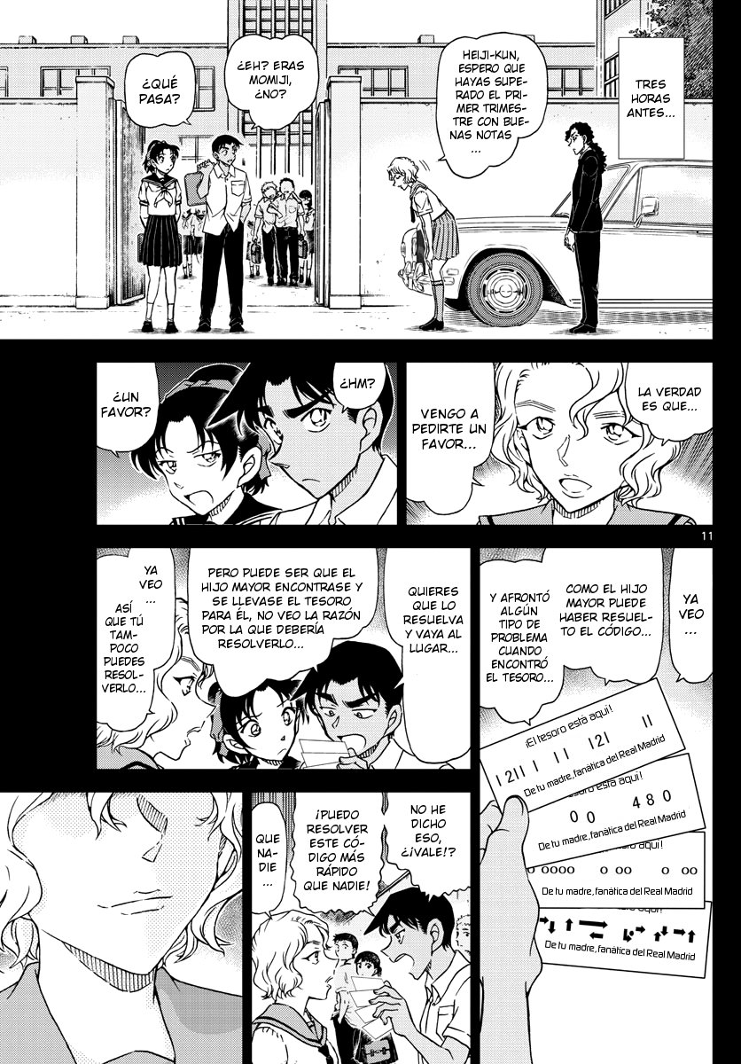 Detective Conan Capitulo 1039: El reto de Momiji página 11