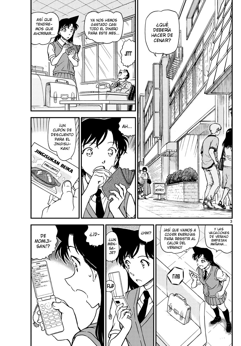 Detective Conan Capitulo 1039: El reto de Momiji página 3