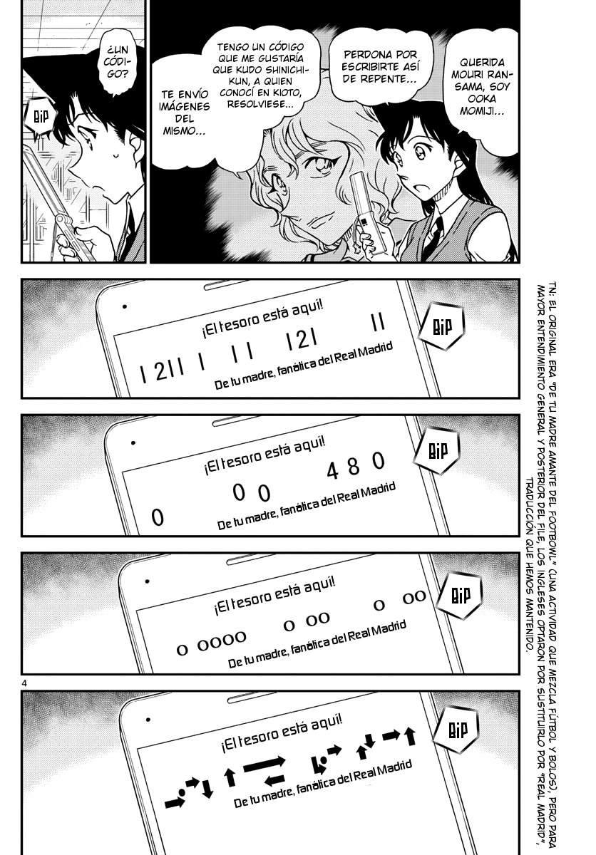 Detective Conan Capitulo 1039: El reto de Momiji página 4