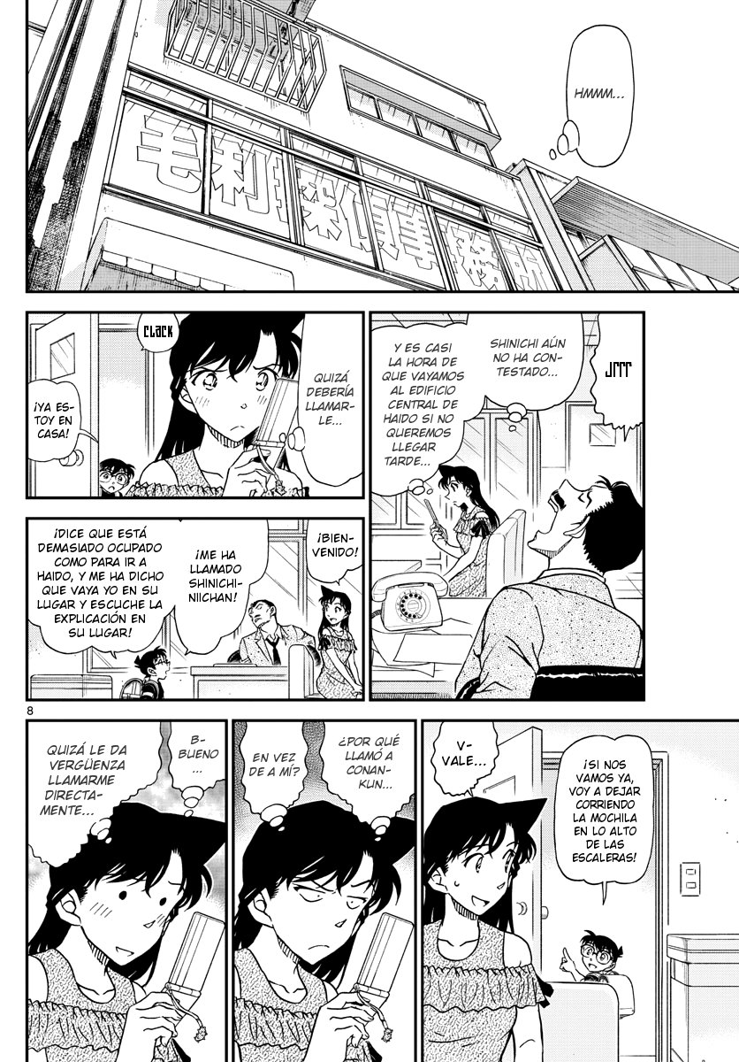 Detective Conan Capitulo 1039: El reto de Momiji página 8