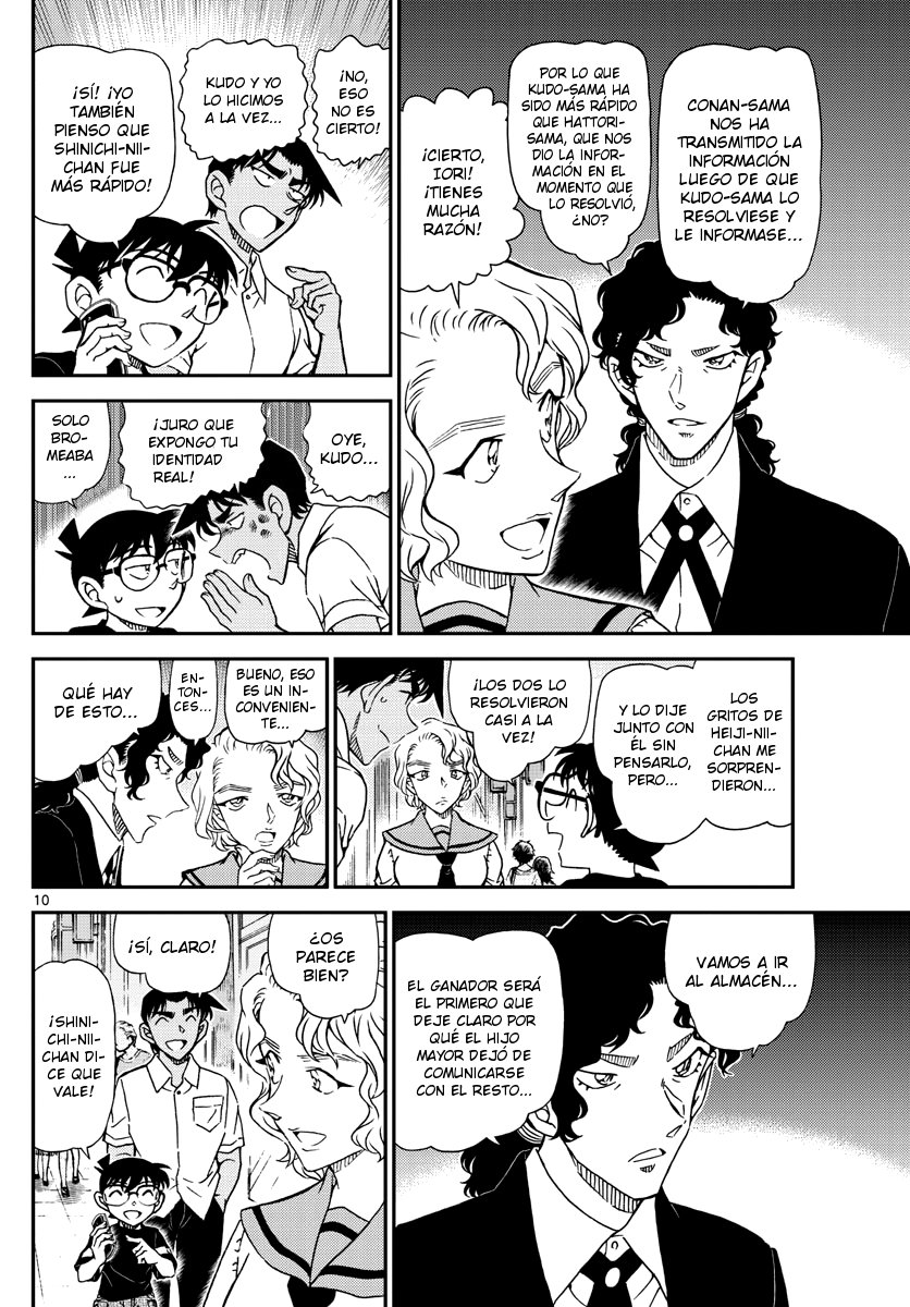 Detective Conan Capitulo 1040: De tu madre fanática del footbowl página 10