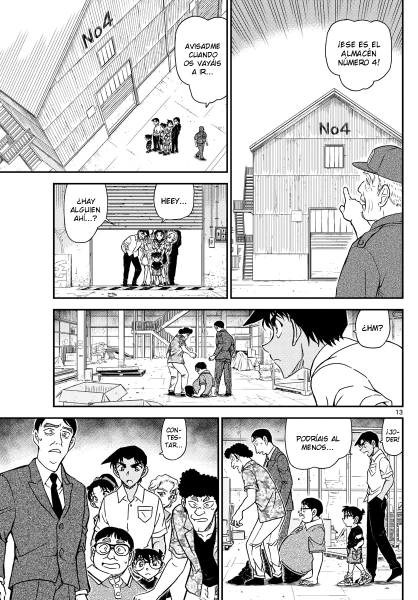 Detective Conan Capitulo 1040: De tu madre fanática del footbowl página 13
