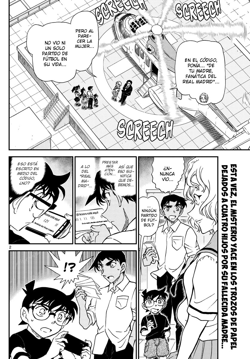 Detective Conan Capitulo 1040: De tu madre fanática del footbowl página 2