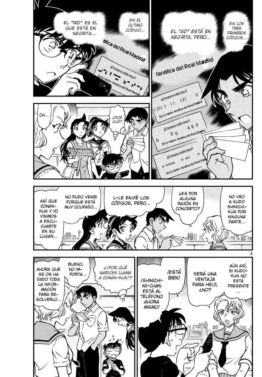Detective Conan Capitulo 1040: De tu madre fanática del footbowl página 3