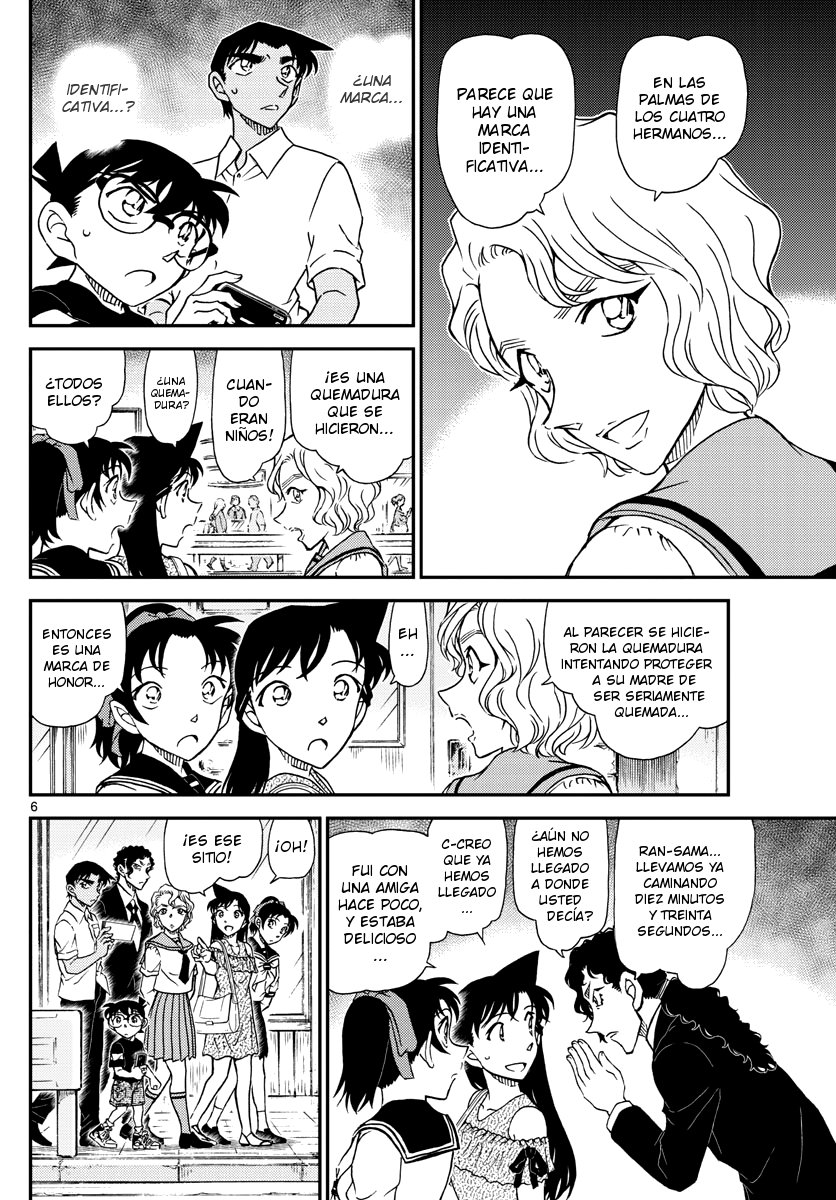 Detective Conan Capitulo 1040: De tu madre fanática del footbowl página 6