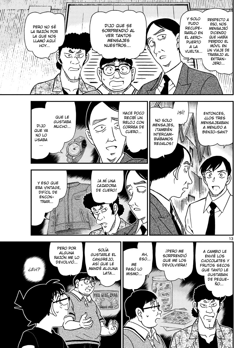 Detective Conan Capitulo 1041: Hermanos reunidos después de 30 años página 13