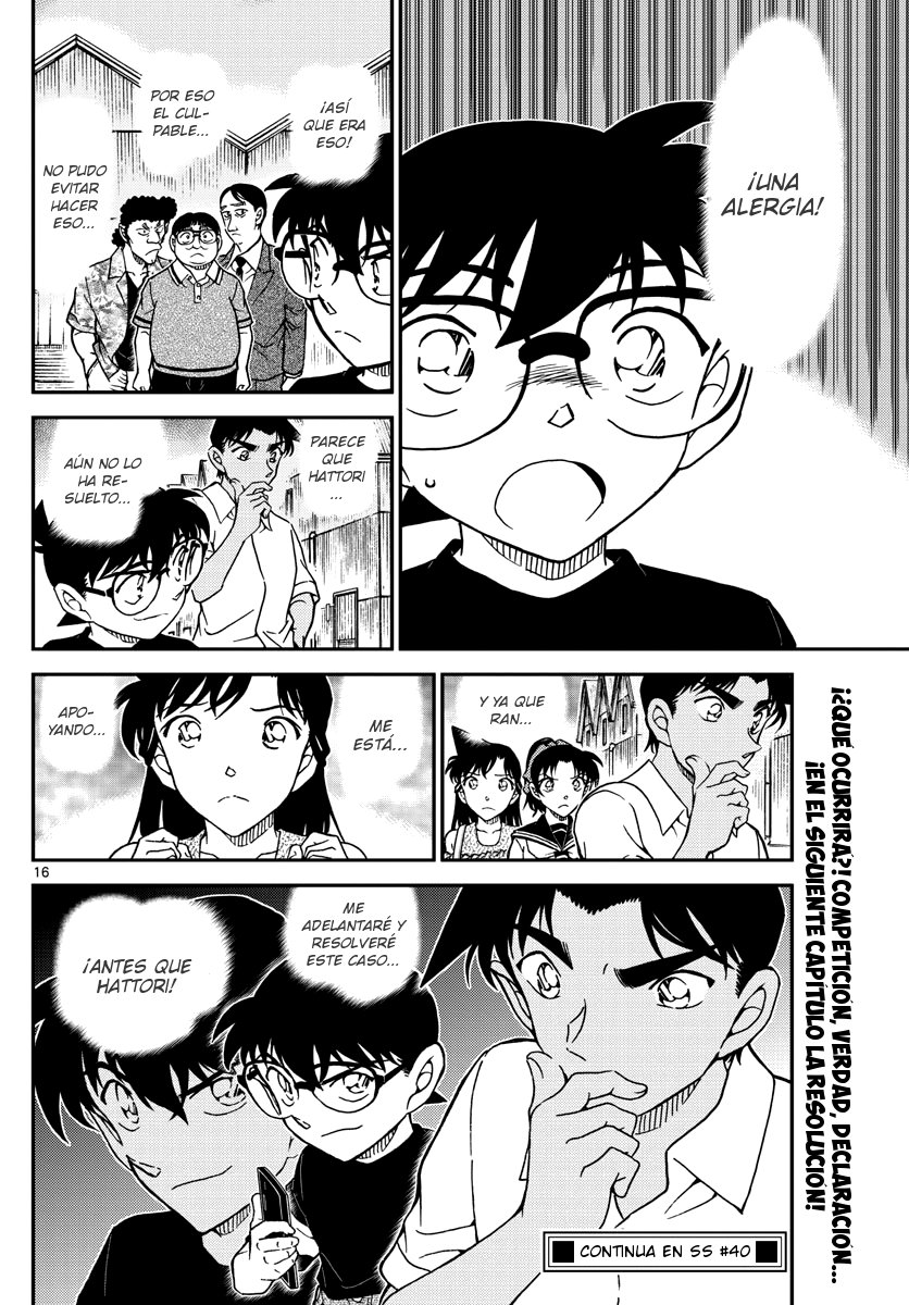 Detective Conan Capitulo 1041: Hermanos reunidos después de 30 años página 16