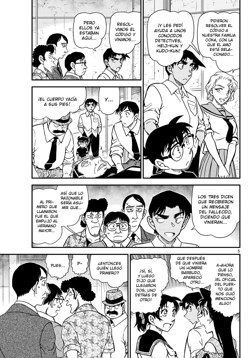 Detective Conan Capitulo 1041: Hermanos reunidos después de 30 años página 5