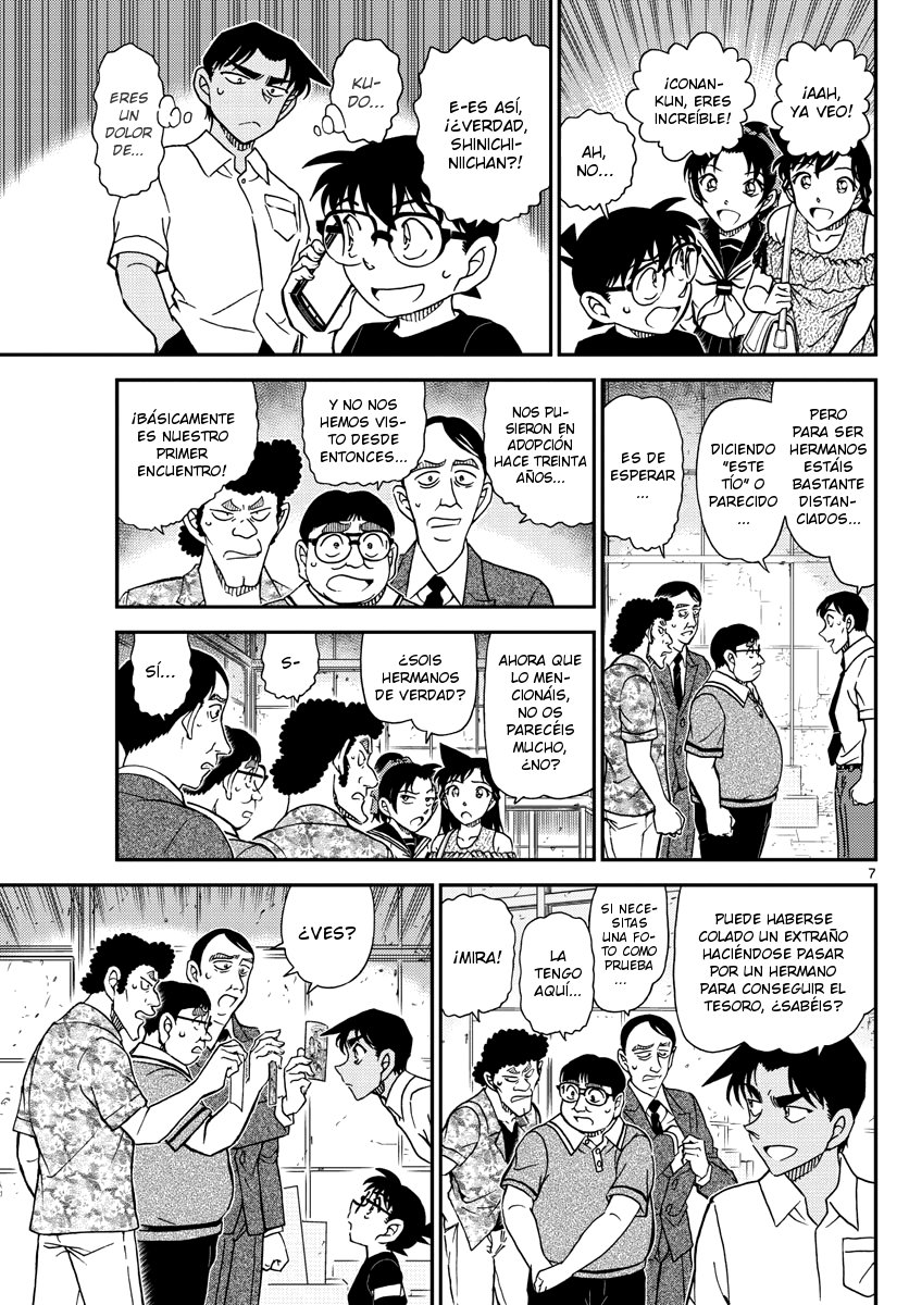 Detective Conan Capitulo 1041: Hermanos reunidos después de 30 años página 7