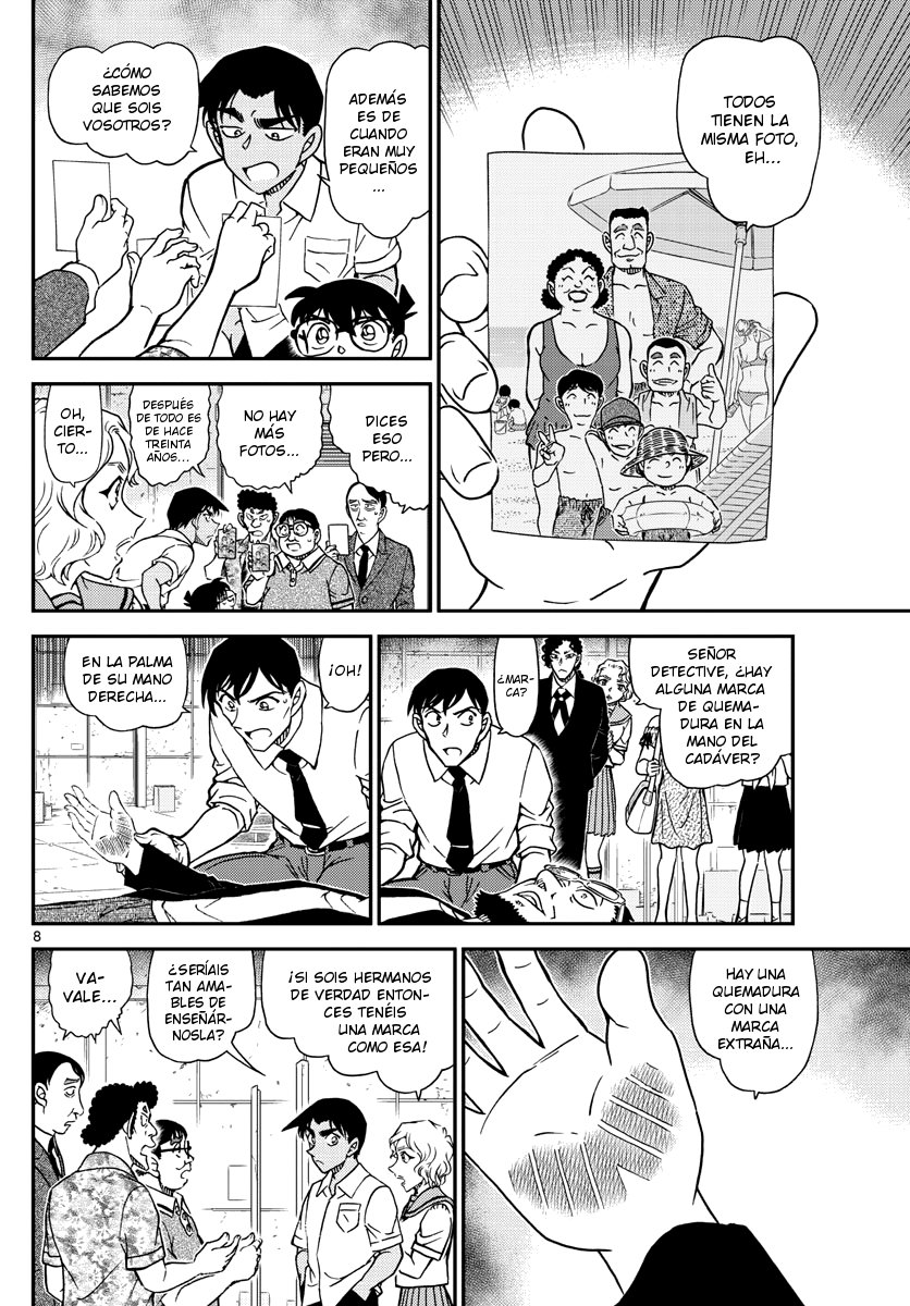 Detective Conan Capitulo 1041: Hermanos reunidos después de 30 años página 8