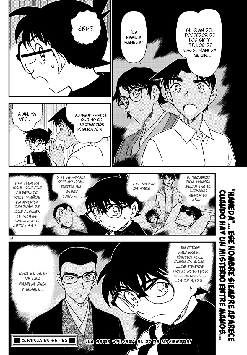 Detective Conan Capitulo 1042: Memorias del Jingisukan página 16