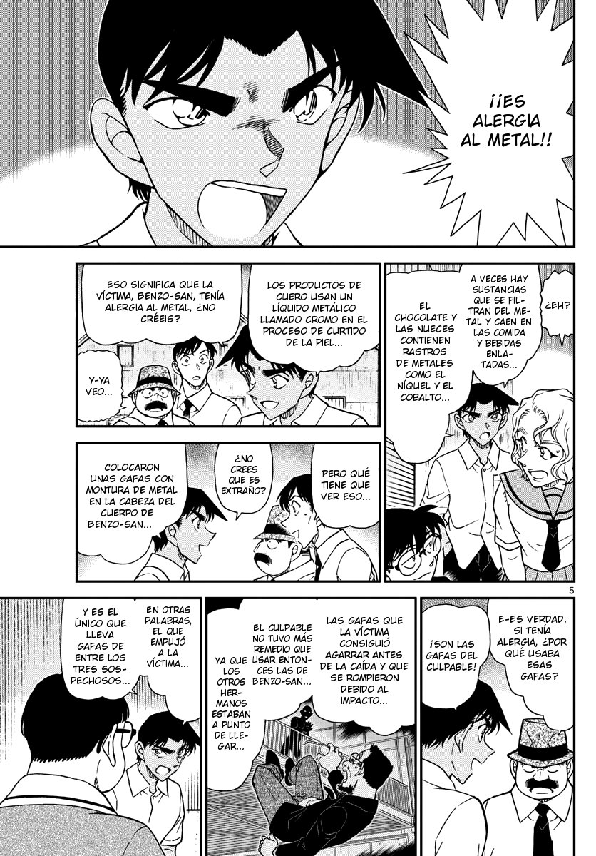 Detective Conan Capitulo 1042: Memorias del Jingisukan página 5