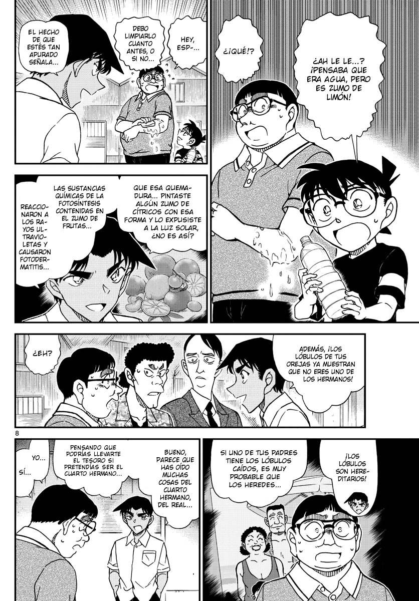 Detective Conan Capitulo 1042: Memorias del Jingisukan página 8
