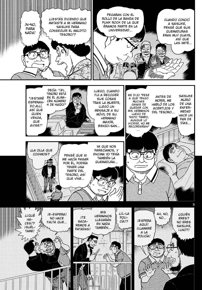 Detective Conan Capitulo 1042: Memorias del Jingisukan página 9