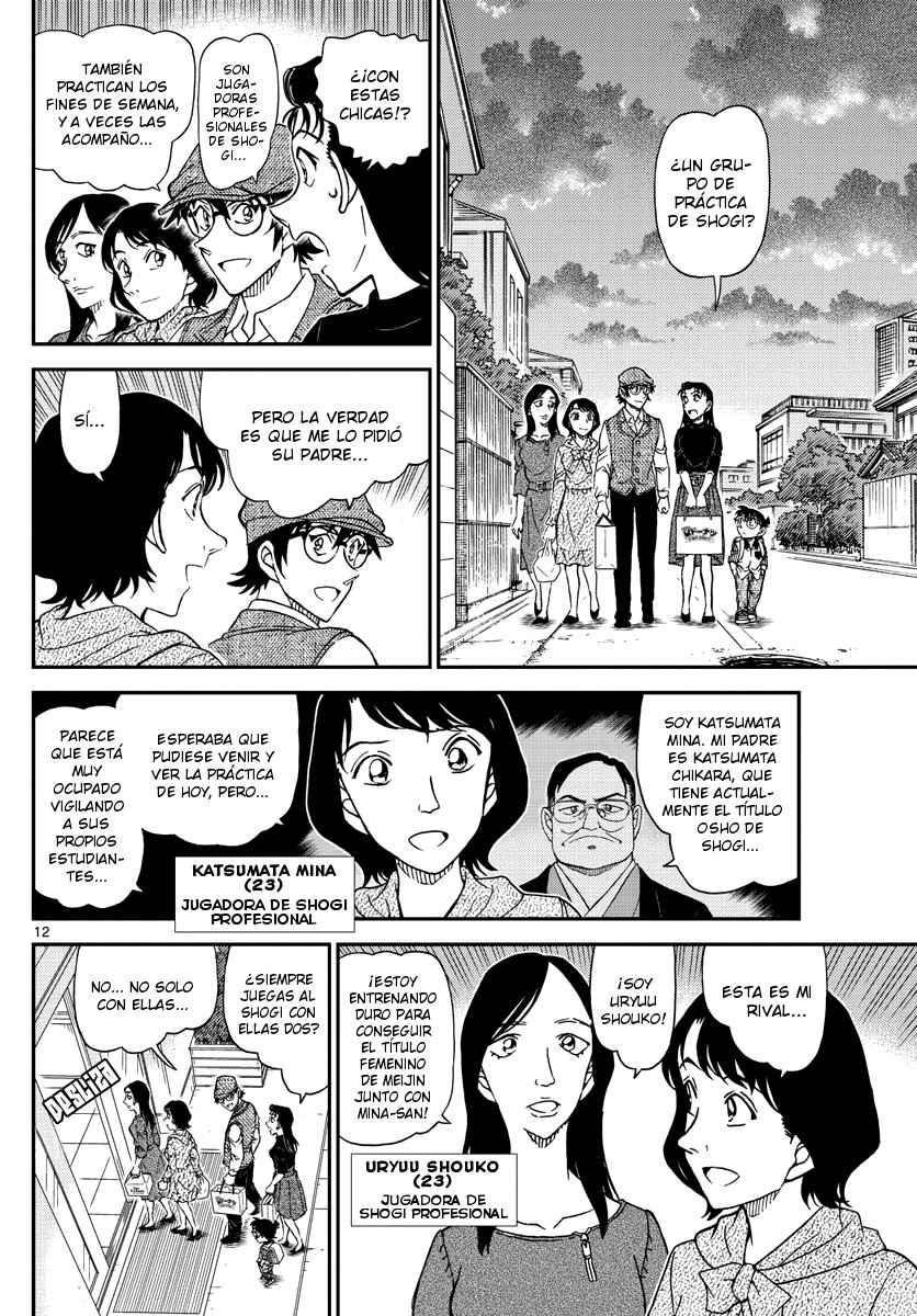 Detective Conan Capitulo 1043: La barba del Meijin página 12