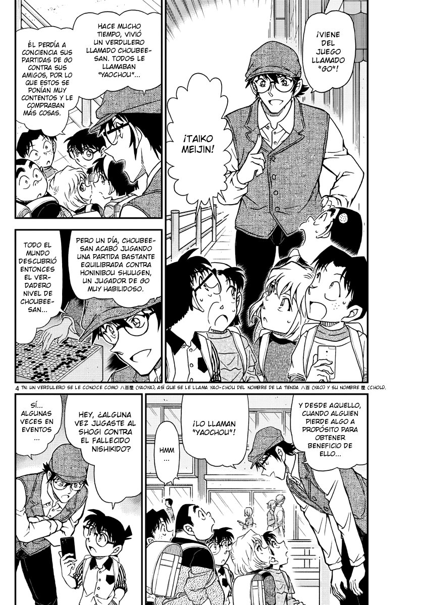 Detective Conan Capitulo 1043: La barba del Meijin página 4
