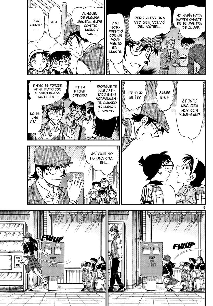 Detective Conan Capitulo 1043: La barba del Meijin página 5