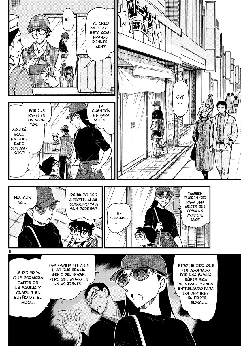Detective Conan Capitulo 1043: La barba del Meijin página 8