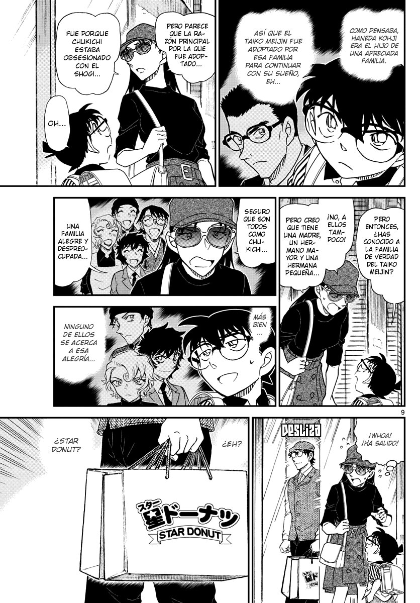 Detective Conan Capitulo 1043: La barba del Meijin página 9