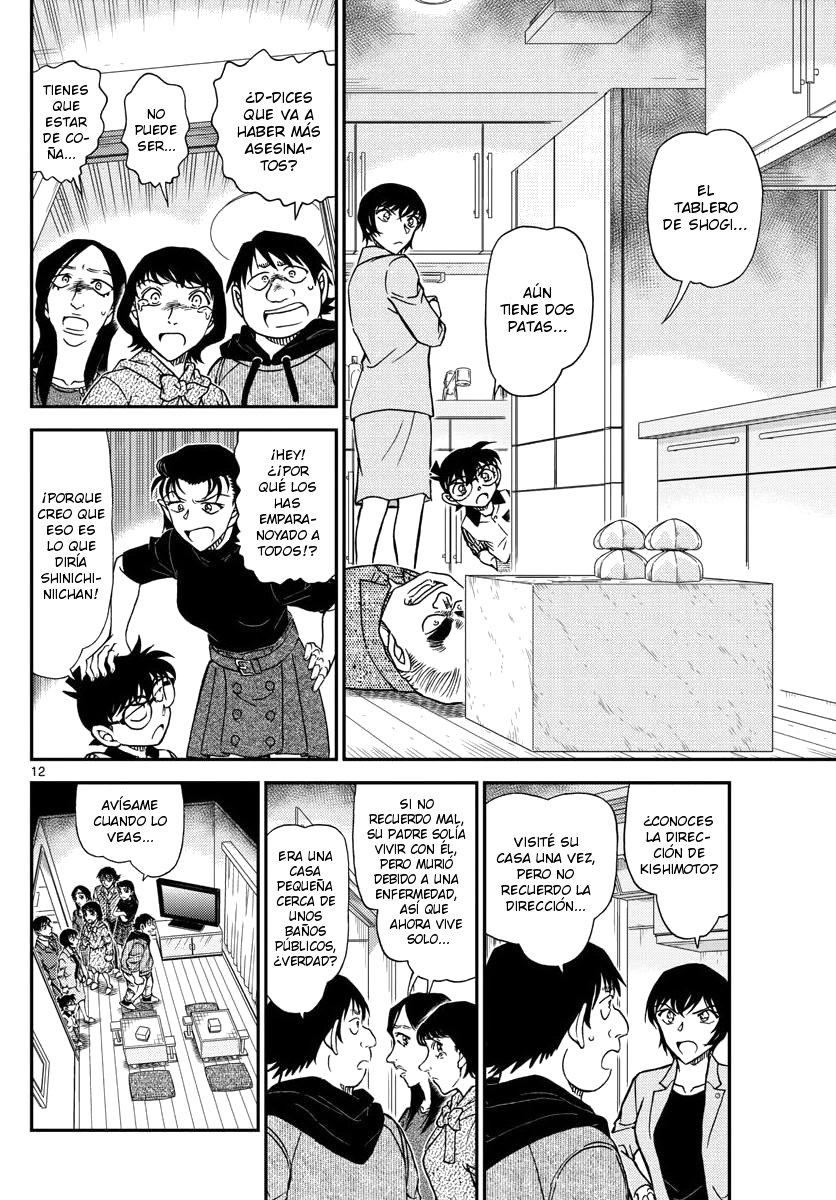 Detective Conan Capitulo 1044: Los ojos del Meijin página 13