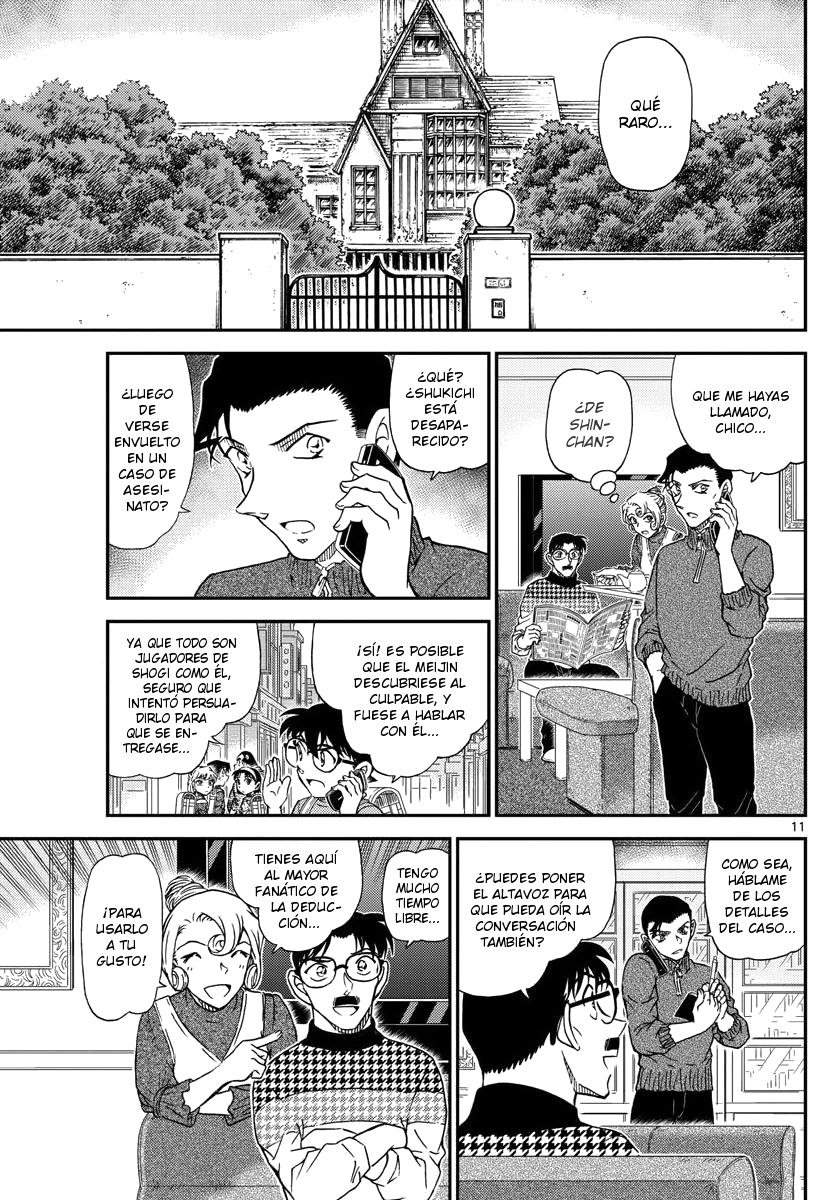 Detective Conan Capitulo 1045: La mano del Meijin página 11