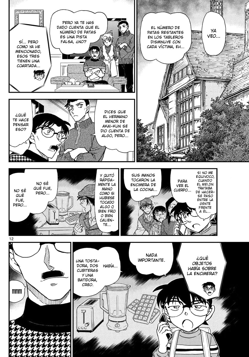 Detective Conan Capitulo 1045: La mano del Meijin página 12