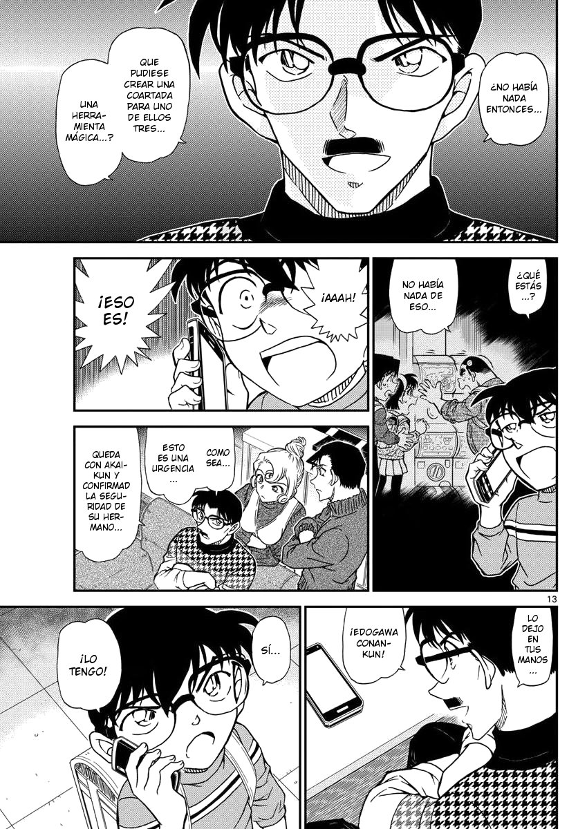 Detective Conan Capitulo 1045: La mano del Meijin página 13