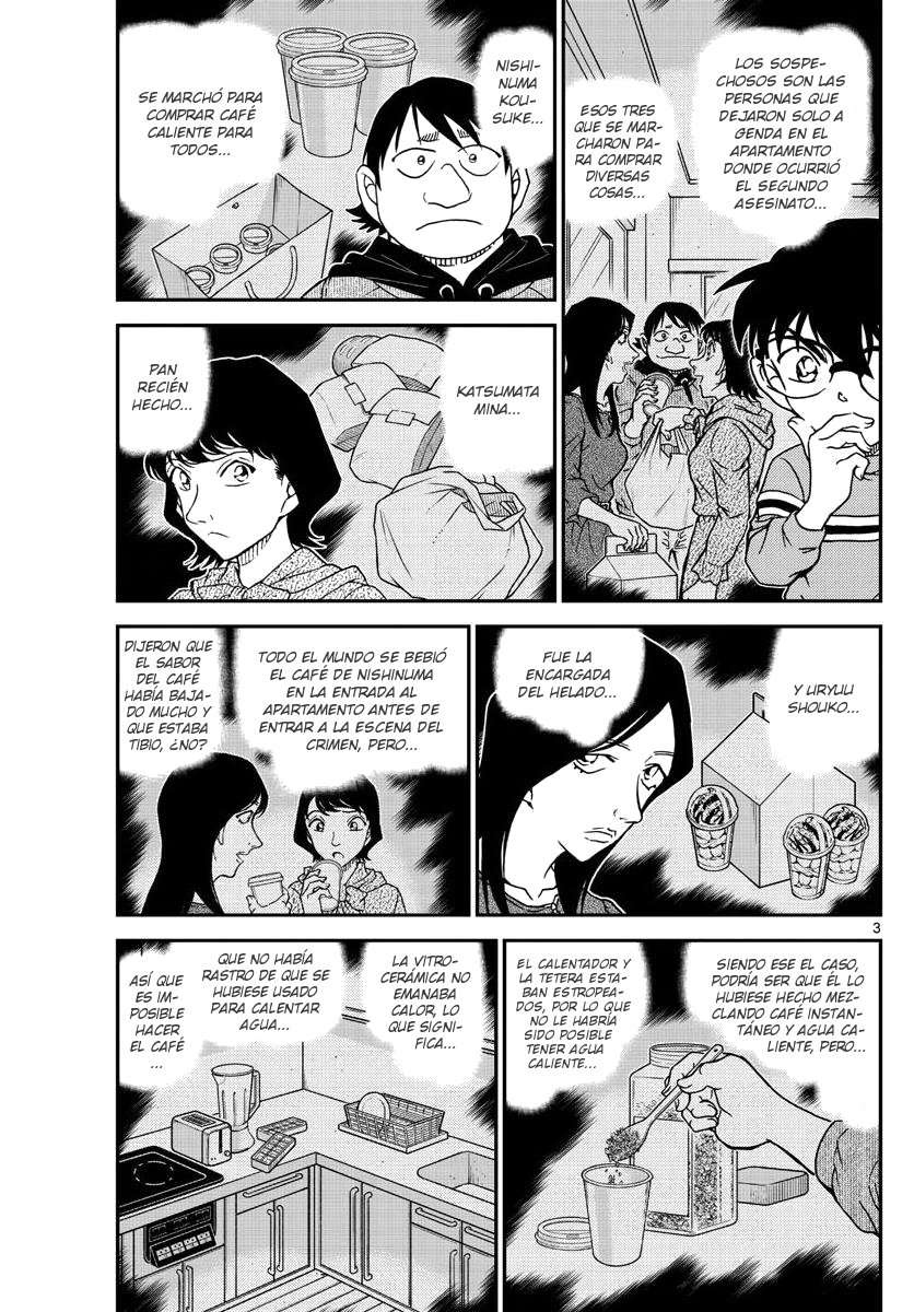 Detective Conan Capitulo 1045: La mano del Meijin página 3