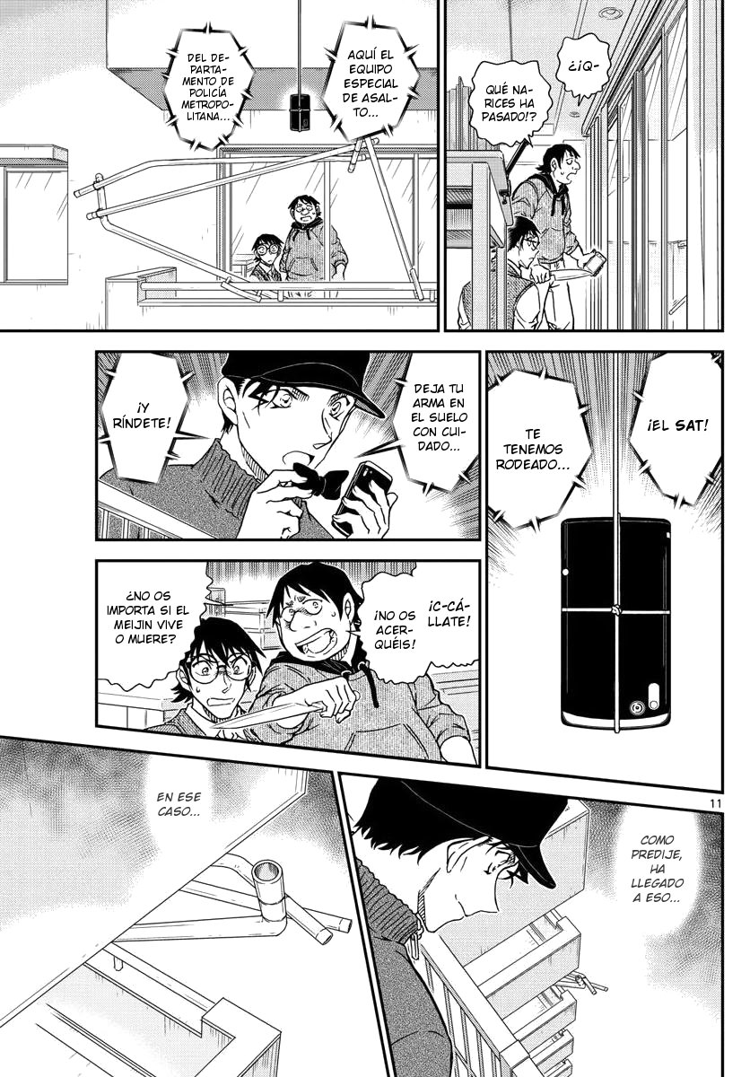Detective Conan Capitulo 1046: La mano ganadora el Meijin página 11