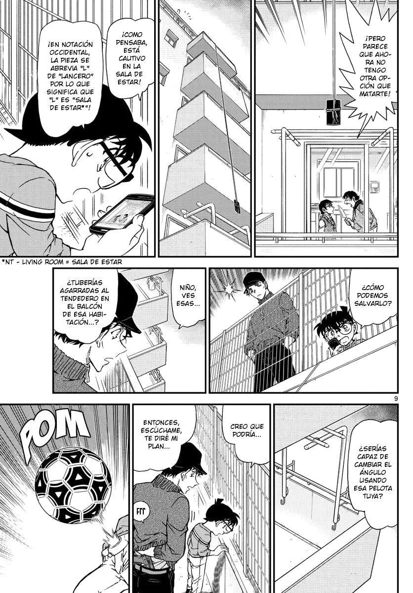 Detective Conan Capitulo 1046: La mano ganadora el Meijin página 9