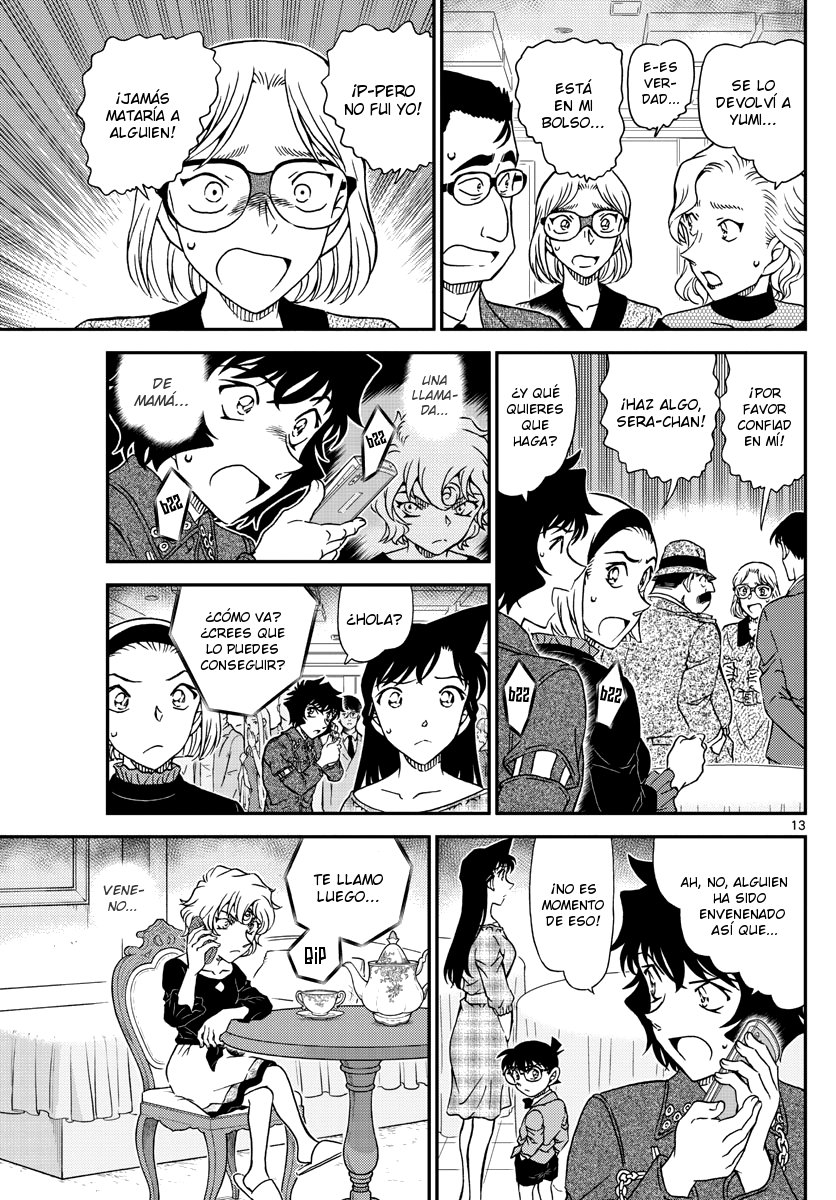Detective Conan Capitulo 1048: ¿Por qué lloras...? página 13