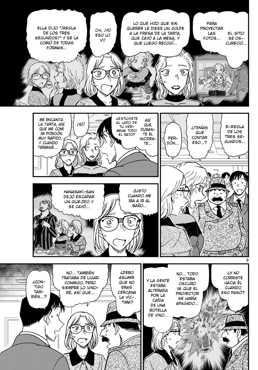 Detective Conan Capitulo 1048: ¿Por qué lloras...? página 9