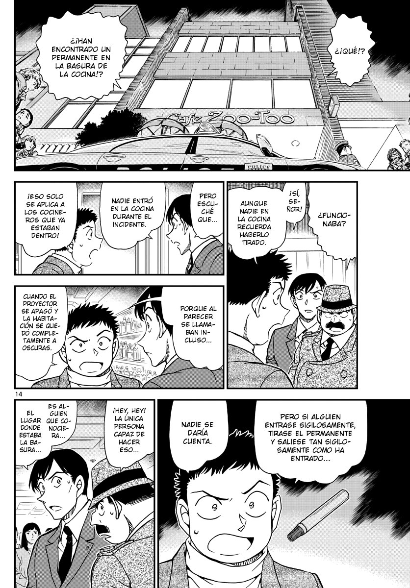 Detective Conan Capitulo 1049: ¡Es increíble! página 14
