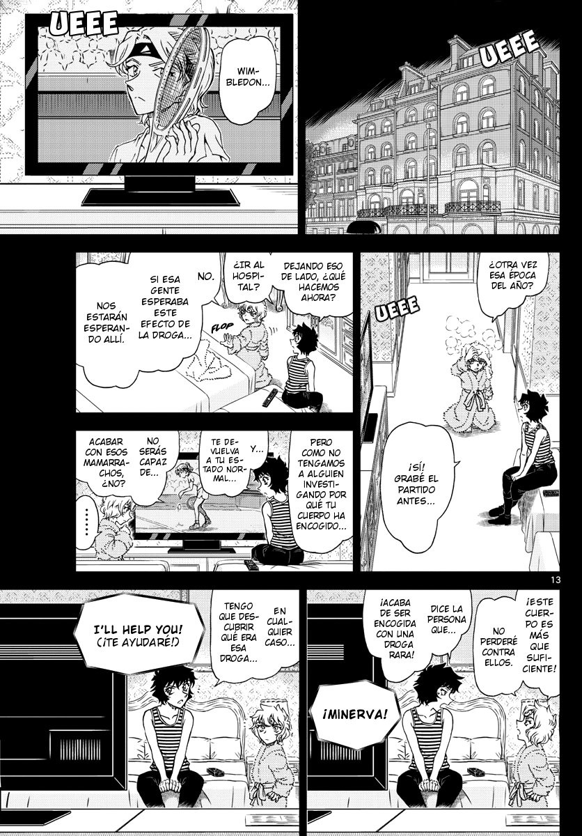 Detective Conan Capitulo 1050: Aprendiz y mago página 14