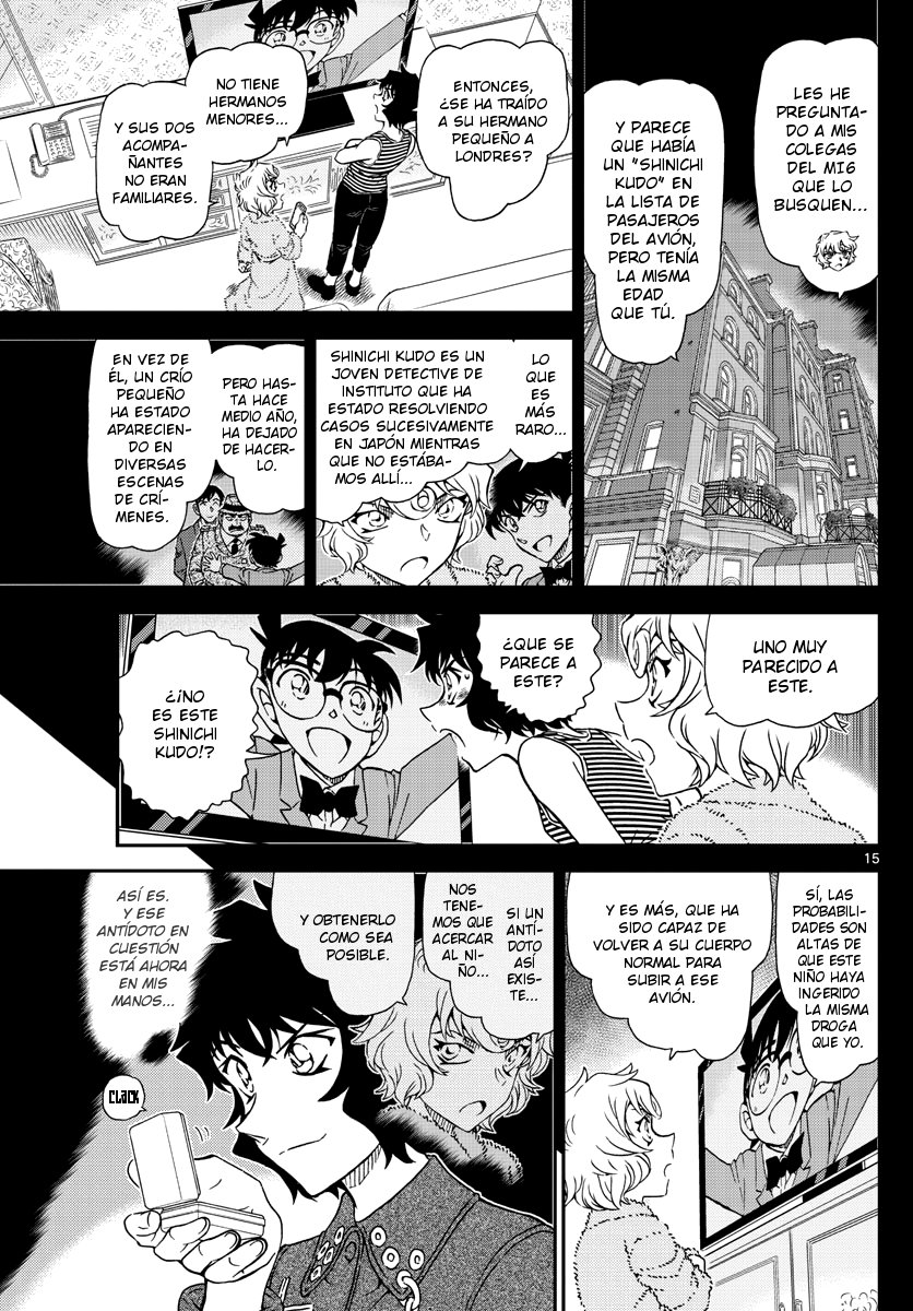 Detective Conan Capitulo 1050: Aprendiz y mago página 16