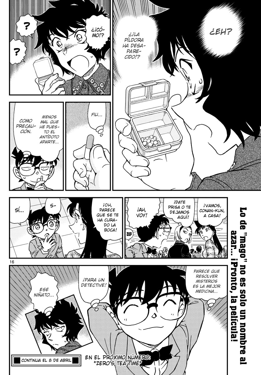 Detective Conan Capitulo 1050: Aprendiz y mago página 17