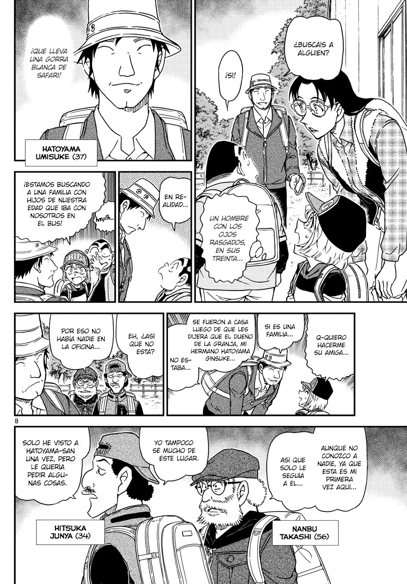 Detective Conan Capitulo 1052: Torpeza y sospechas página 9