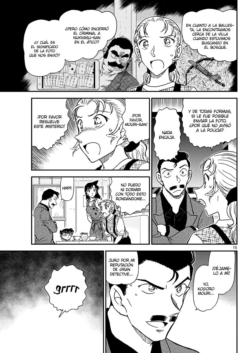 Detective Conan Capitulo 1055: Kogoro, en un dilema página 16