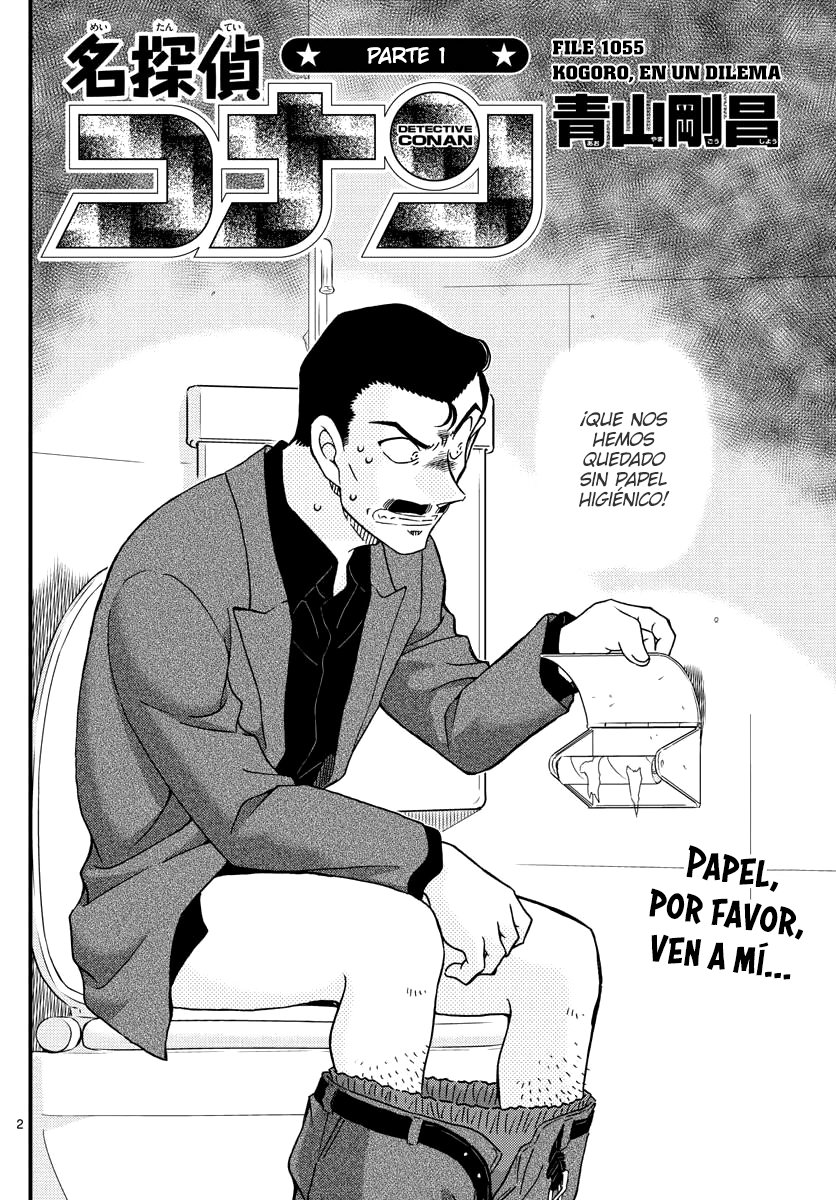 Detective Conan Capitulo 1055: Kogoro, en un dilema página 3