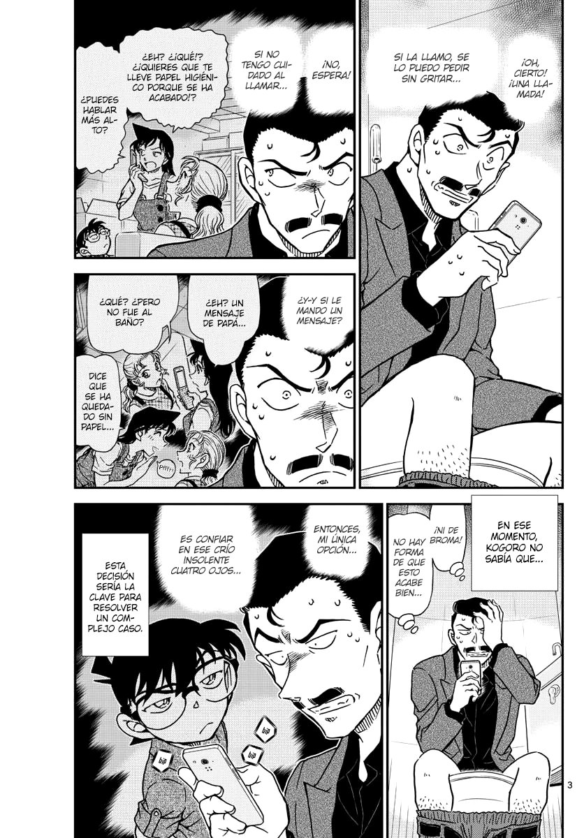 Detective Conan Capitulo 1055: Kogoro, en un dilema página 4