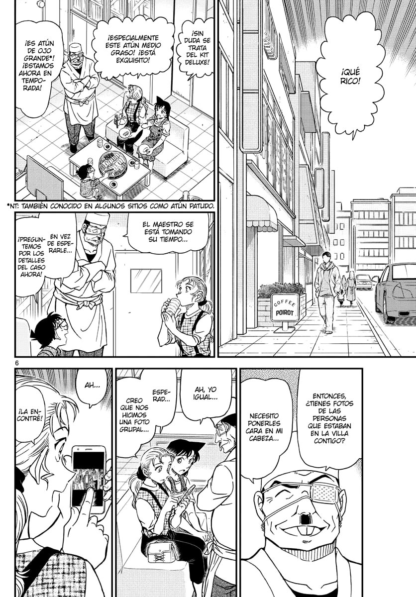 Detective Conan Capitulo 1056: Asesinato a puerta cerrada en el ático página 6
